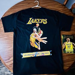 One Piece x Lakers T-Shirt (One Piece Poster Included) 02/28/25