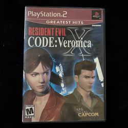 PS2 Resident Evil CODE: Veronica Game