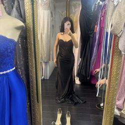 black prom dress