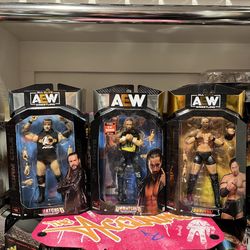 AEW✨cha$e✨🗡️Jay White • Konosuke Takeshita • Adam Cole Figures