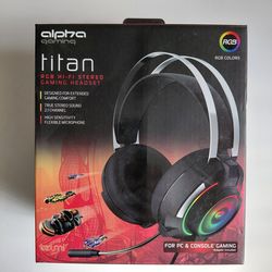 Alpha Gaming Headset.