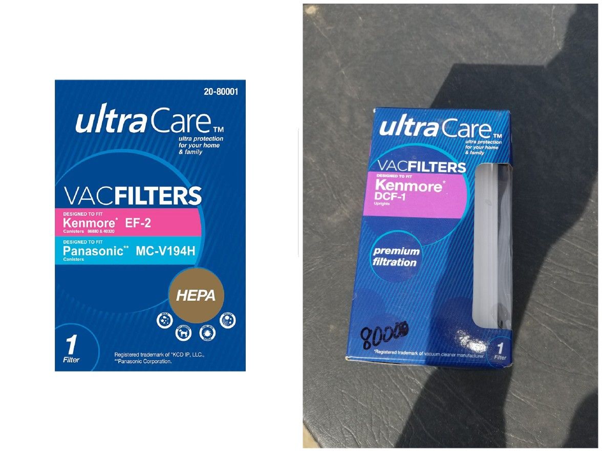 Ultra care Kenmore dcf-1 filters