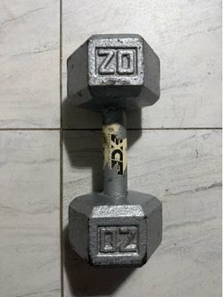 20.lbs x 1 single dumbbell