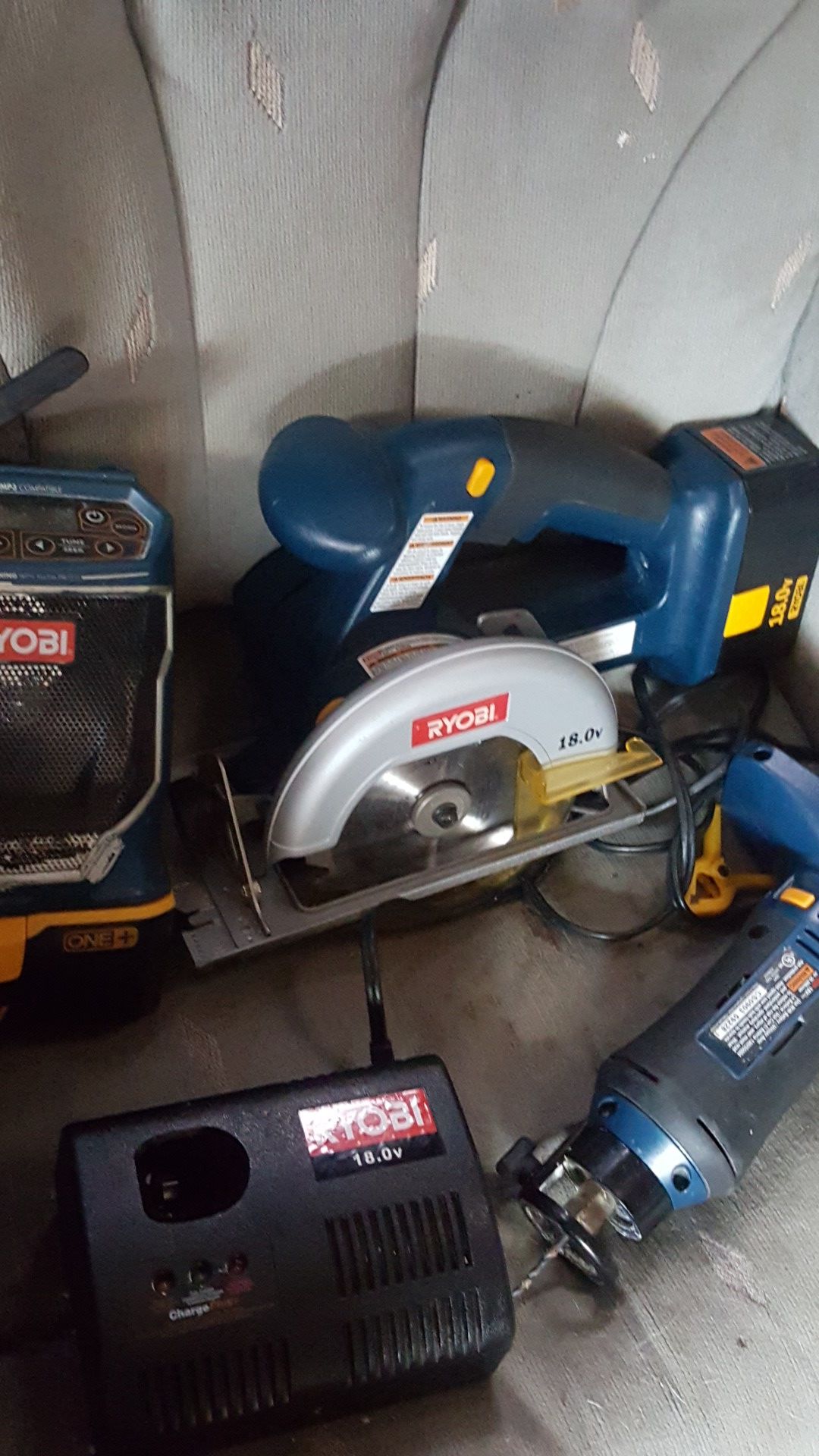 Ryobi cordless set