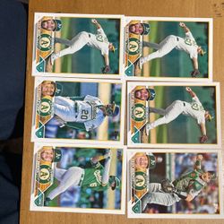 2023 TOPPS OAKLAND A’s 21 CARD LOT 