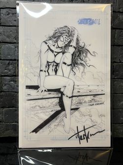 Spider-Woman Tyler Kirkham COA Signed Acetate