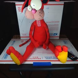 Vintage Bloom County Bill the Cat 15" Plush 1987 DAKIN Elegant Rag Doll Stuffed