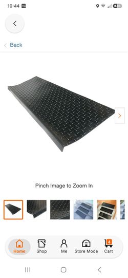 Rubber Cal 6 pack of Rubber Step Mat New (Price Is Firm)