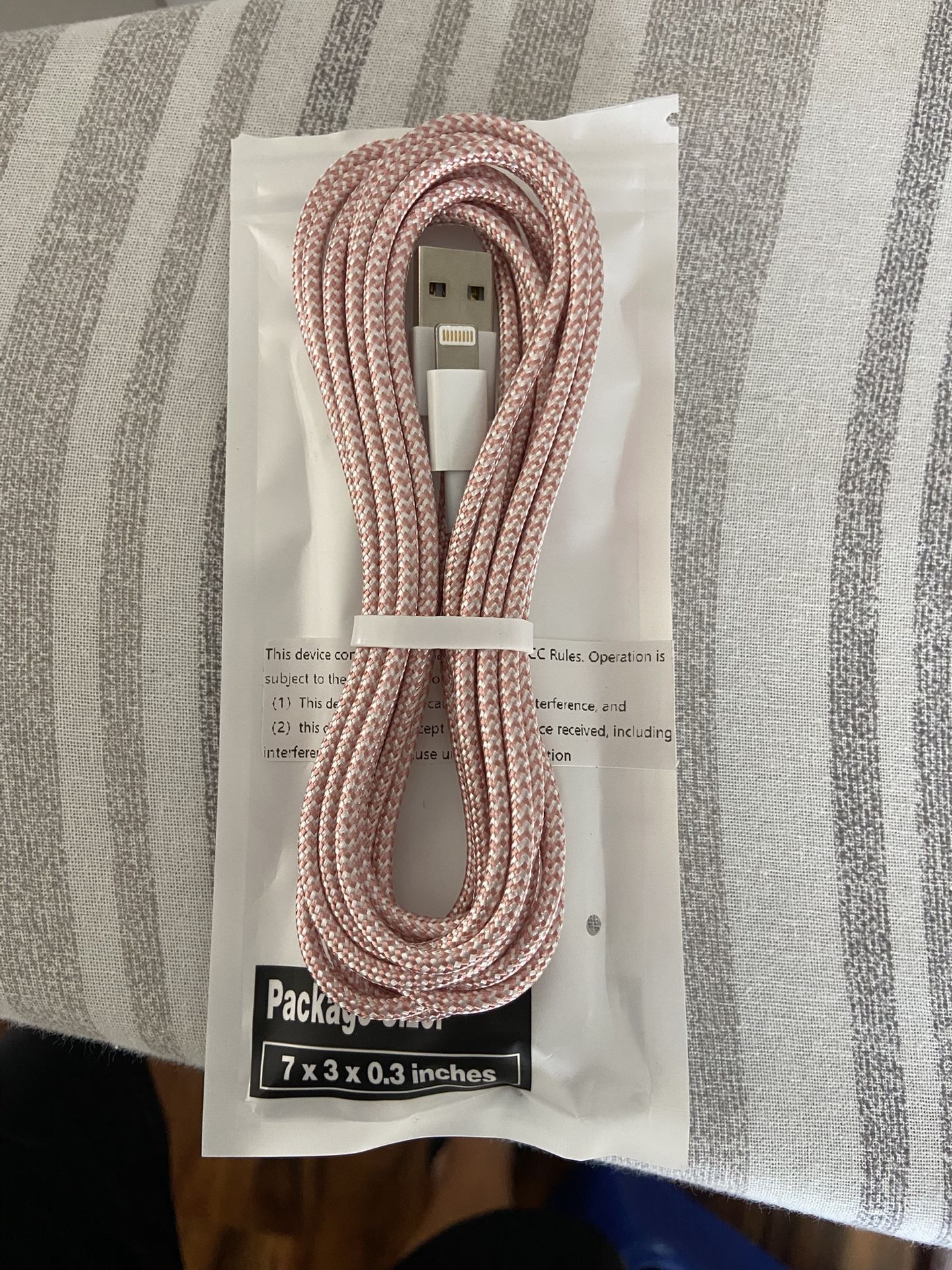 New Pink iPhone Charger