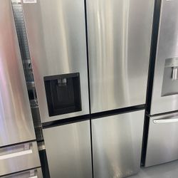 Stainless Steel 23 Cu. Ft. Side-by-Side Counter Depth Refrigerator 