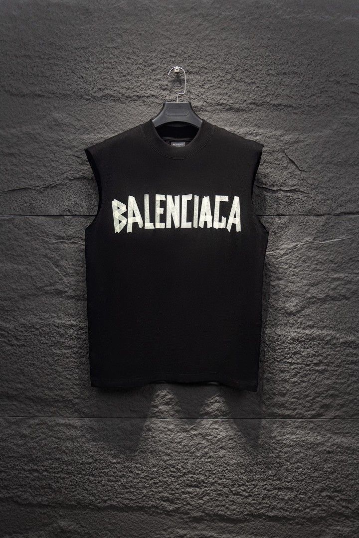 Black lettered vest