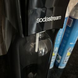 Soda Stream Machine & Two Canisters All Brand New