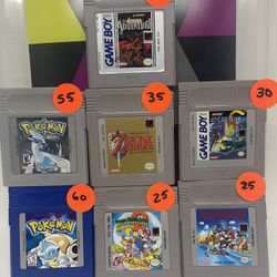 Original Nintendo Gameboy Games ! ~ Super Mario Land 1 2 ~ Pokémon ~ Contra ~ Zelda !!