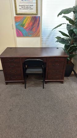 Wood desk