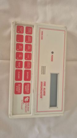 Silent Knight Fire Alarm Annumciator/Programmer