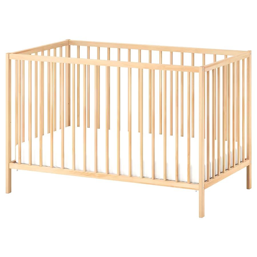 Beautiful Natural Wood Crib