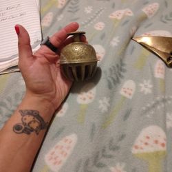 VINTAGE INDIAN BRASS ELEPHANT CLAN BELL