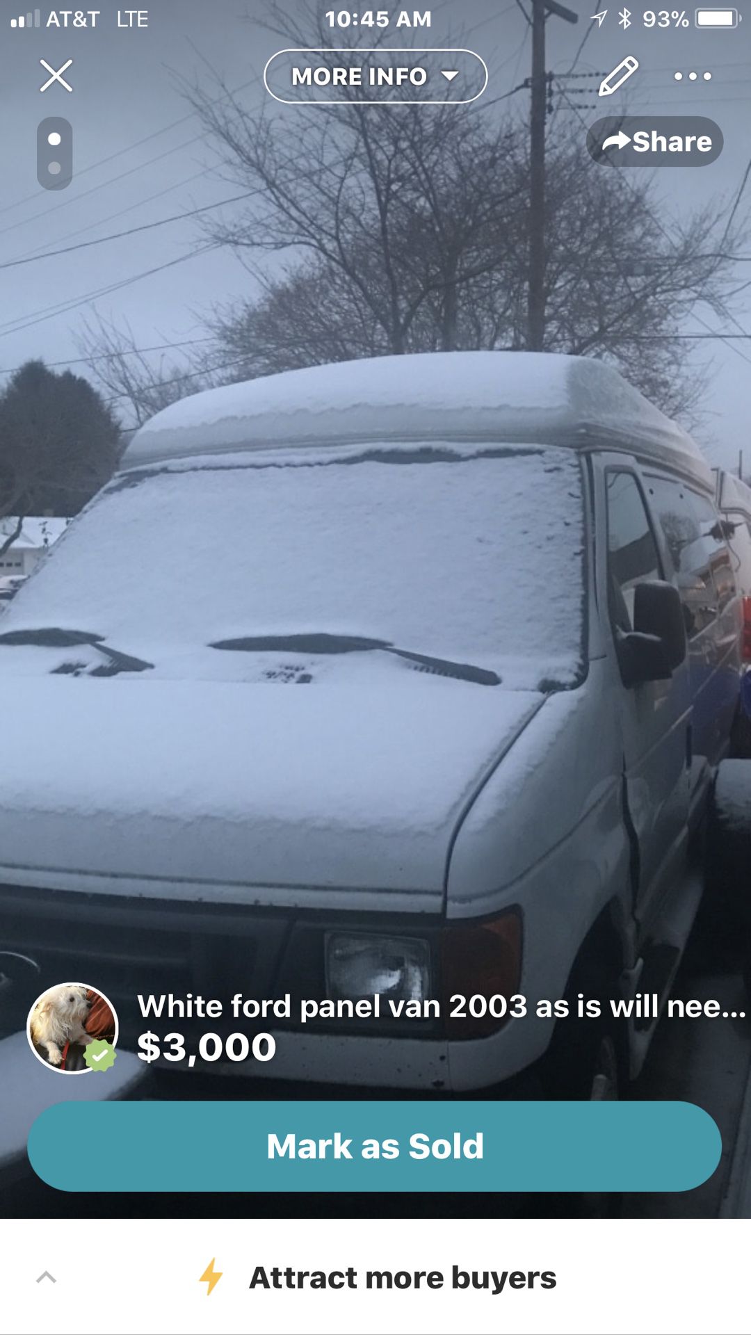Ford 350 handy cap van 2003