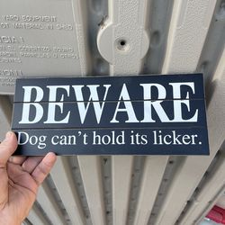 Dog sign