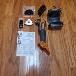 Ridgid 18V Multi-tool, Battery, Charger Combo