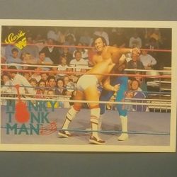 1990 Classic WWF WWE Error Honky Tonk Man #117 Pro Wrestling HOF Hall Of Fame Vintage Collectible Card Sports No Copyright Or Date