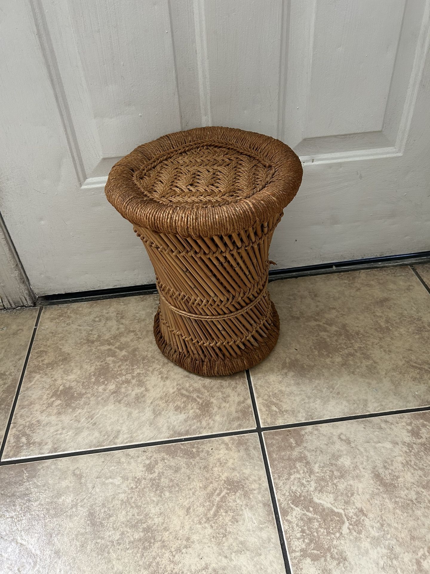 Wicker Stand 14 Inches Tall 11 Inches Wide