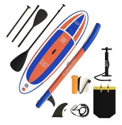 Paddle Board inflable Paddleboard Tabla de remo inflable con accesorios SUP y mochila.