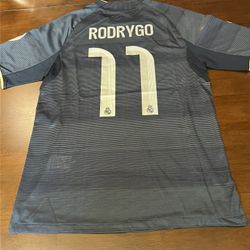 Real Madrid Jersey 25/26 Rodrygo #11 Black New