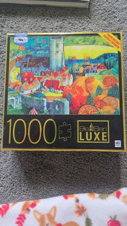 Big Ben Luxe 1000 Piece Jigsaw Puzzle - Village Landscape (Brand New / Sealed)