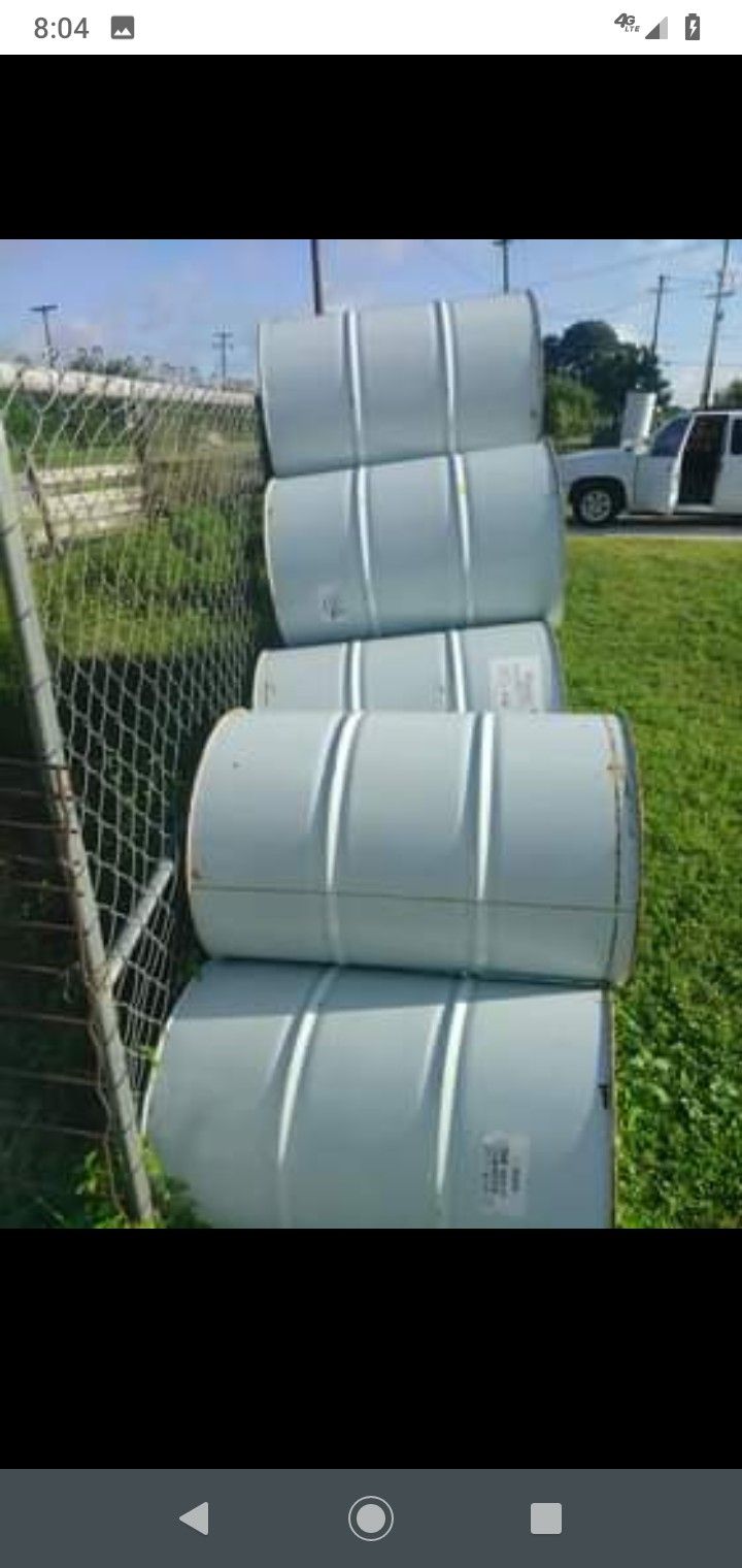 metal barrel  $15 each