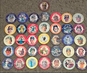 Vintage 1984 7-Eleven Slurpee MLB Star Sports Coins Lot 36 Hall of Famers Nolan Ryan