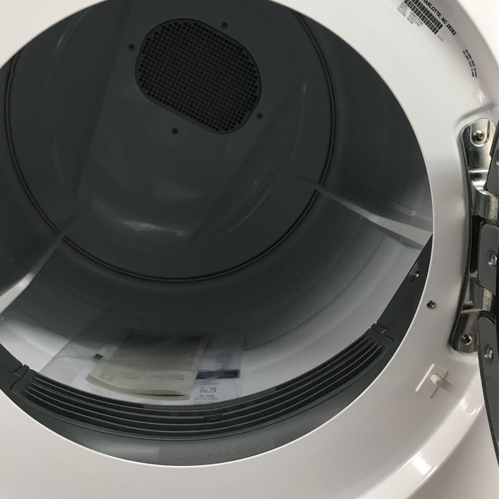 Electrolux Dryer In White Front Loader
