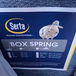 Serta King Size Bed: Mattress ,Box springs & Bed Frame 
