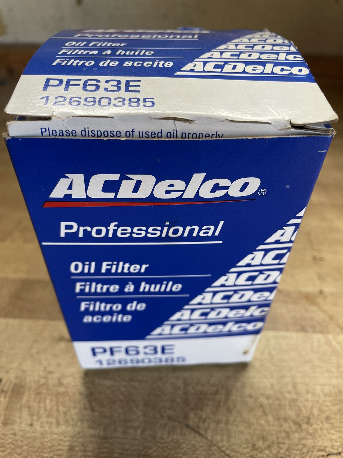 AC Delco Oil Filter PF63E
