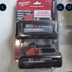 milwaukee m18 Battery high output xc8.0