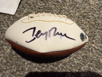 Jerry Rice Signed Pro Bowl Mini Football BAS Certified