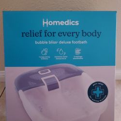 Homedics Bubble Bliss Deluxe Footbath