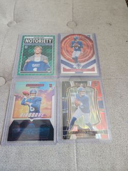Jaxson Dart RC Lot of 4 Football Cards