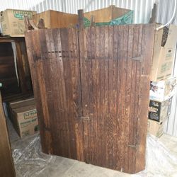 Antique Primitive Beadboard Jelly Cupboard 