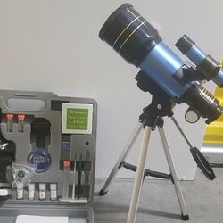 Telescope And Microscope Set For Kids