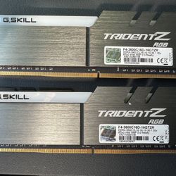 G.SKILL TridentZ RGB 16GB (2 x 8GB)  DDR4-3600 PC Memory F4-3600C17D-32GTZR