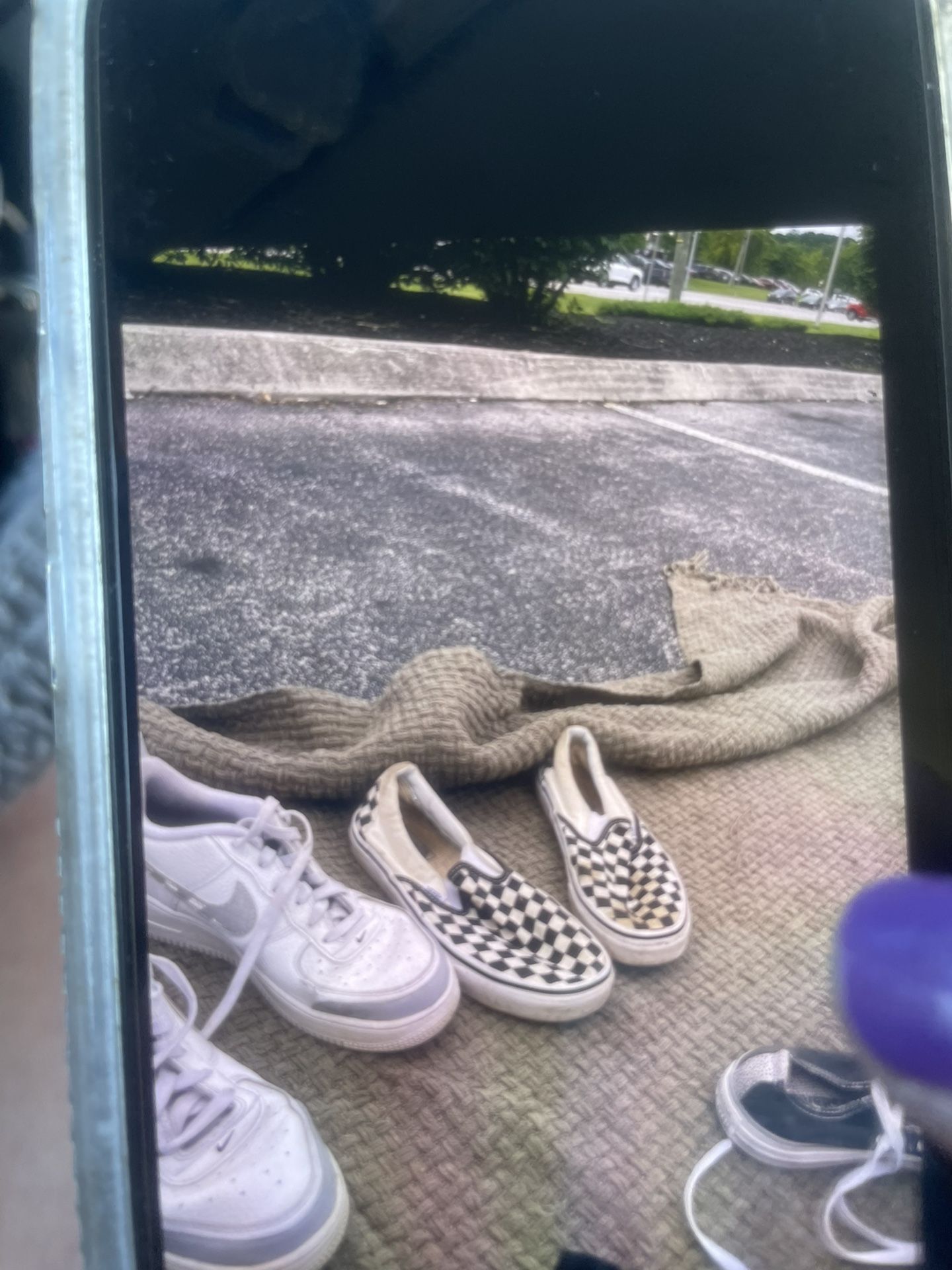 Vans Size 7 Skechers Black And White
