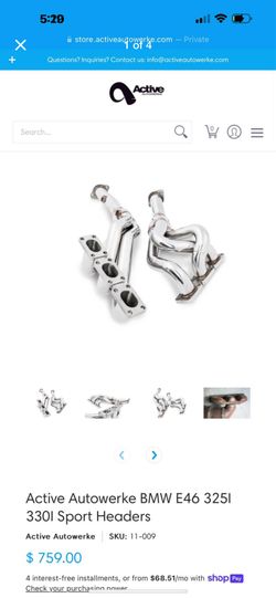 E46 Headers