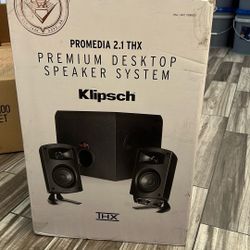 Klipsch premium Desktop Speaker System. 