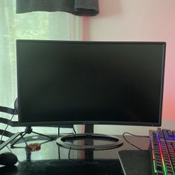 Sceptre C248W-1920R 24” Curved 75Hz Gaming LED Monitor Full HD 1080P HDMI DisplayPort VGA Speakers Ultra Thin Metal Black