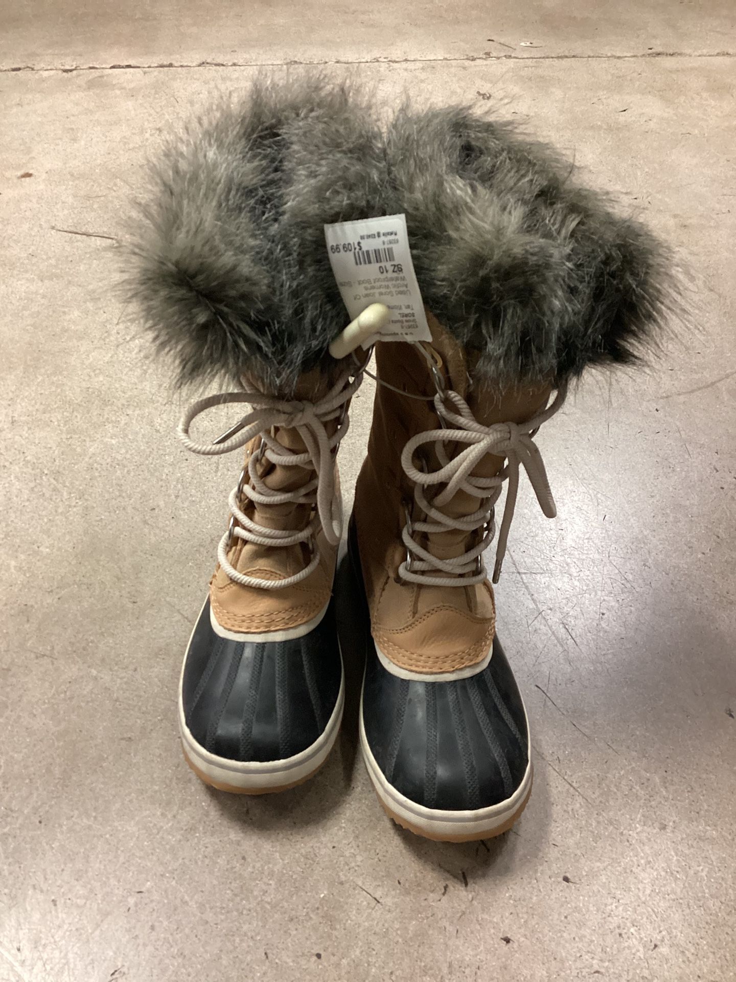 Used Sorel Joan Of Arctic Womens Waterproof Boot - Size 10 (Read Description)