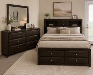 King Bedroom set $380 mattress and buro included