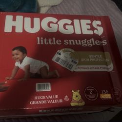 Size 3 Huggies Diapers 