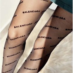 Black Balenciaga Tights 