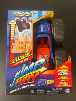 Air Hogs Super Soft Jump Fury with Zero Damage Wheels Extreme Jumping Remote New